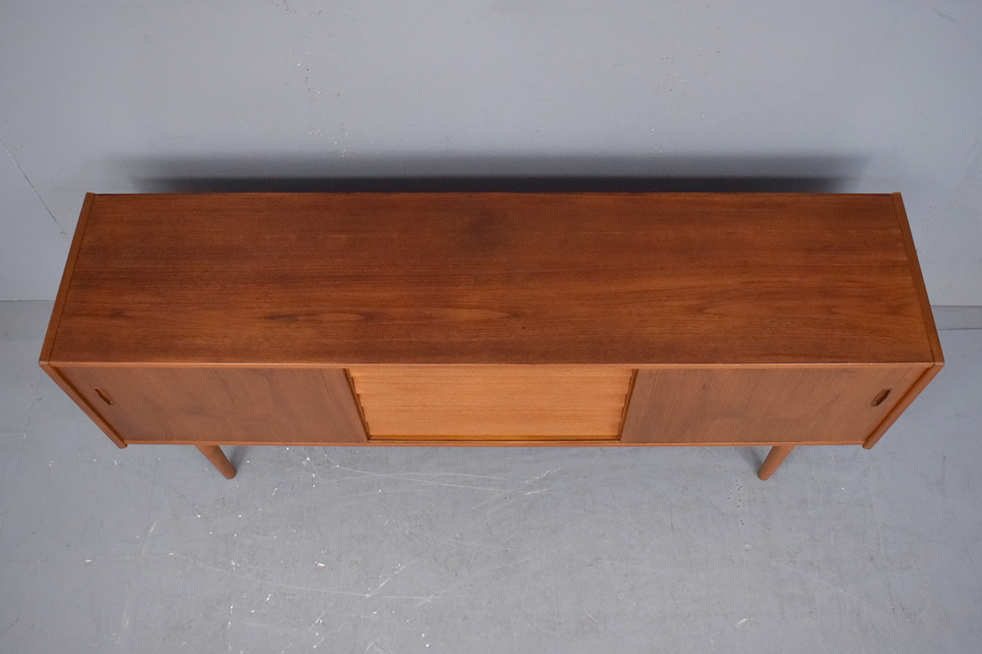Vintage teak sideboard model TRIO design by Nils Jonsson